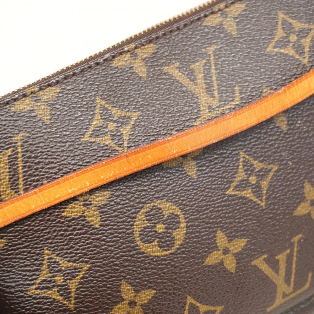 LOUIS VUITTON Brown Monogram Pochette Pouch - Picture 9 of 12
